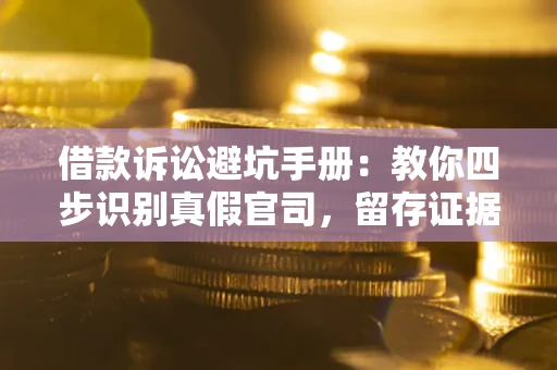 北京借款诉讼避坑手册：教你四步识别真假官司，留存证据不踩雷