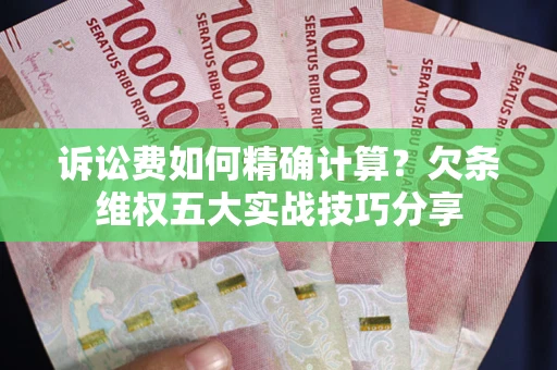 北京诉讼费如何精确计算？欠条维权五大实战技巧分享