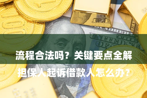 北京

担保人起诉借款人怎么办？流程合法吗？关键要点全解析