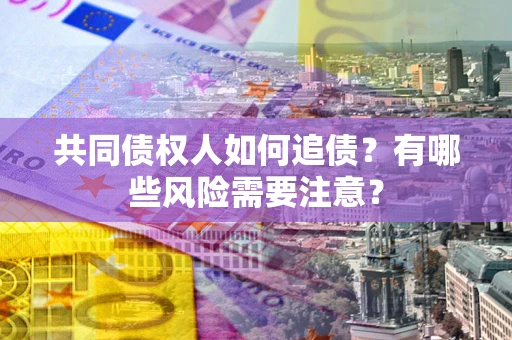 北京共同债权人如何追债？有哪些风险需要注意？