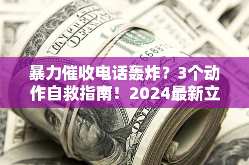 北京暴力催收电话轰炸？3个动作自救指南！2024最新立案标准全解析