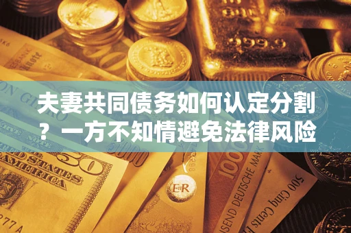 北京夫妻共同债务如何认定分割？一方不知情避免法律风险必看！
